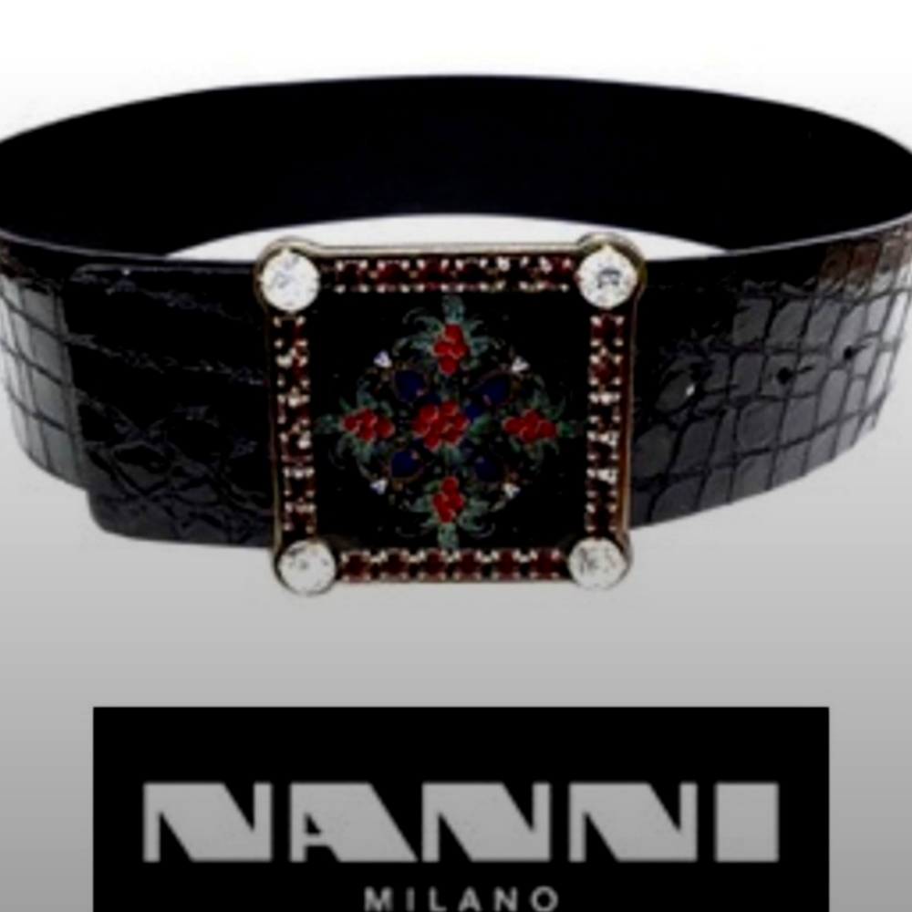 Black and Red Women's Belt